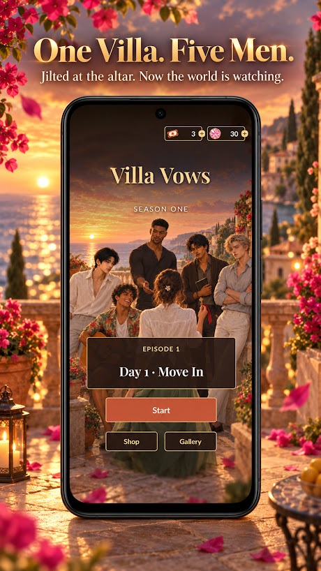 Villa Vows: Dating Show Otome screenshot 1